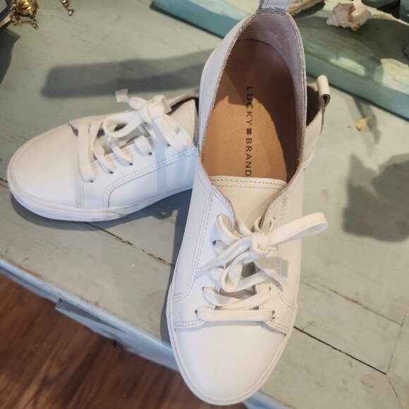 Lucky Branch white sneakers. Worn once. - Picture 6 of 6
